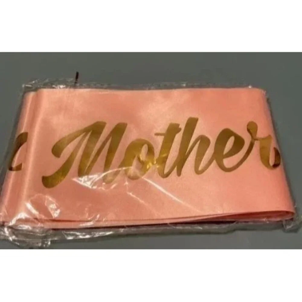 Mother of The Groom Pink Sash